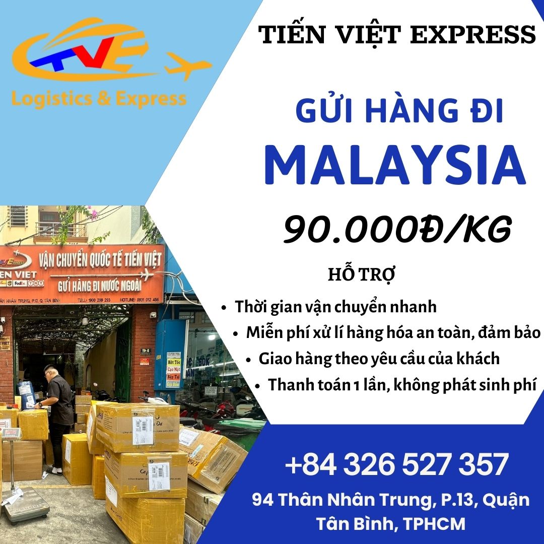 Gửi hàng đi Malaysia